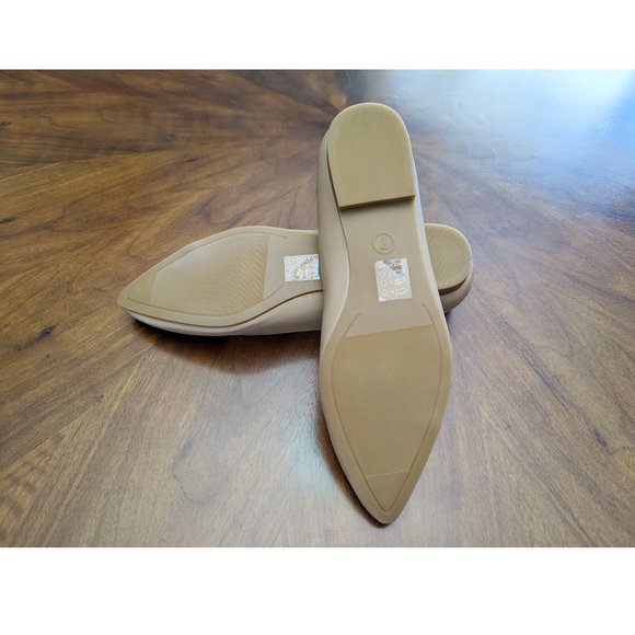 Taupe Ballet Flats - Picture 4 of 4